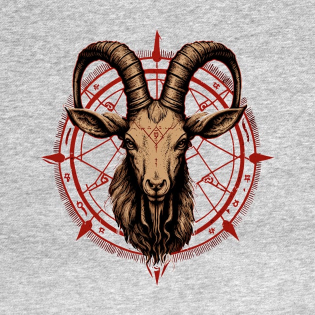 Satanic Goat Baphomet by K3rst